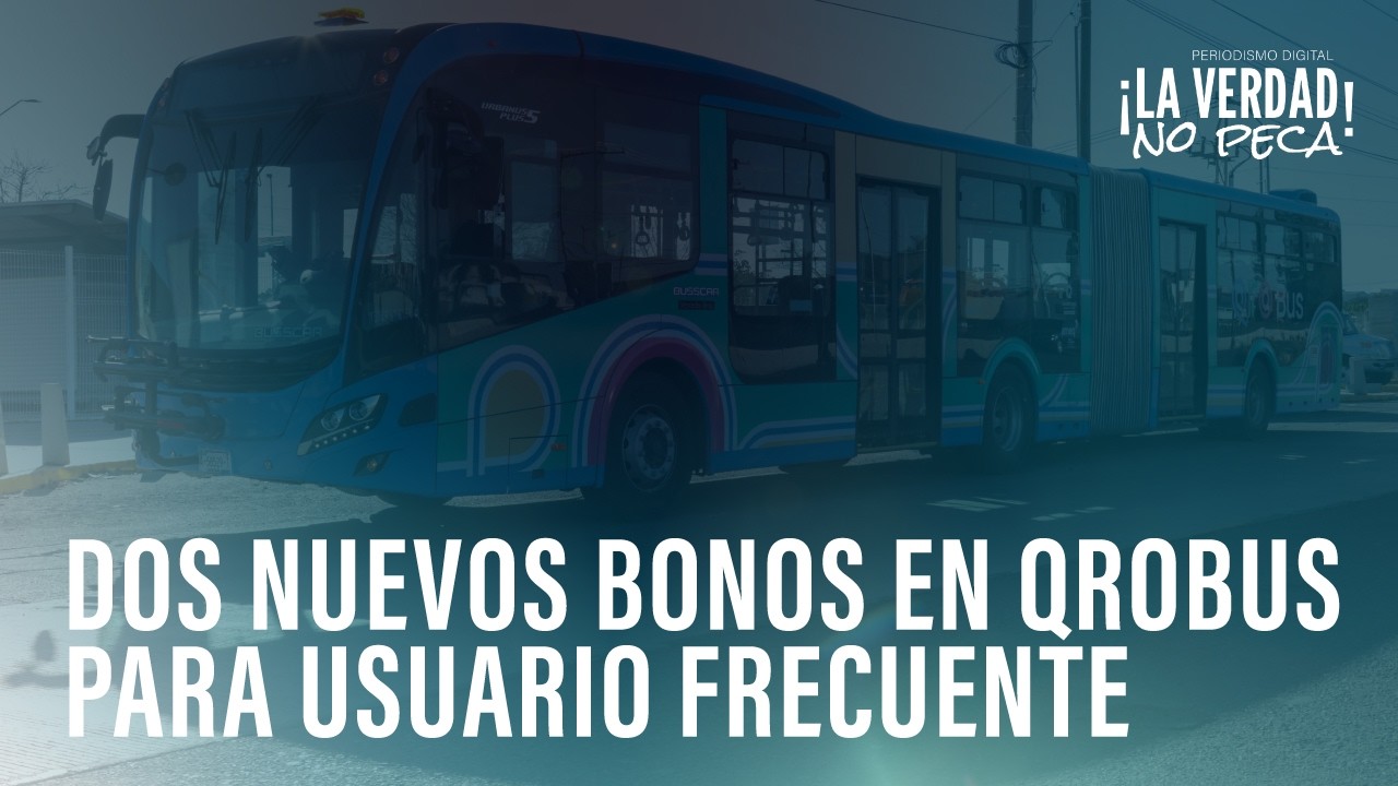 LA VERDAD NO PECA: Dos nuevos bonos en Qrobus para usuario frecuente