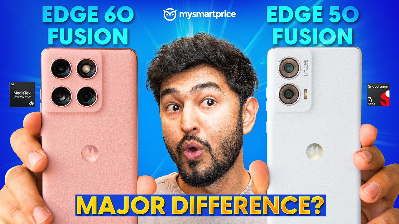 Moto Edge 60 Fusion Vs Moto Edge 50 Fusion 🔥 | Full Comparison with Real-Life Testing!
