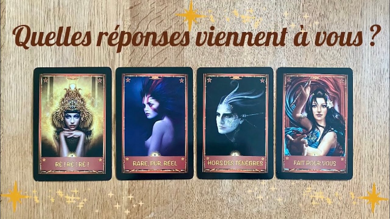 Quelles réponses viennent à vous ? 🌟💫🌟 Tirage choix