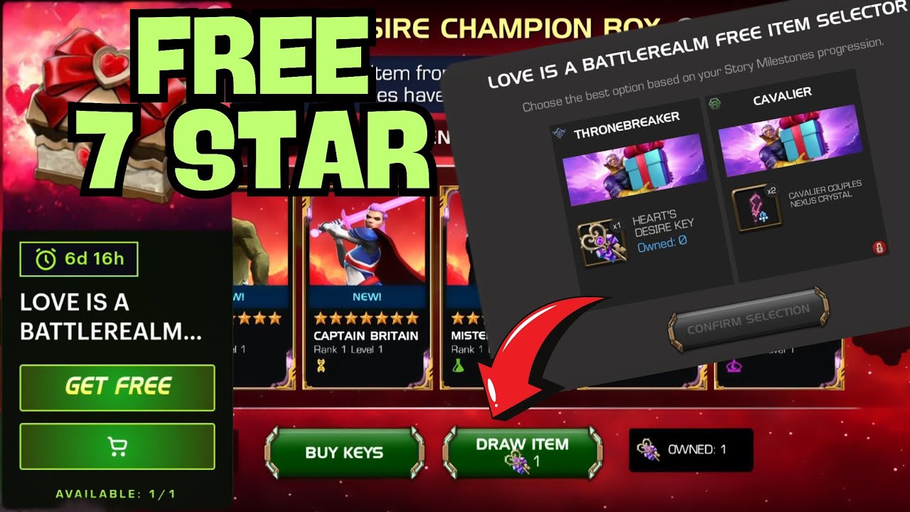 CLAIM FREE 7 STAR 🔥 - MCOC