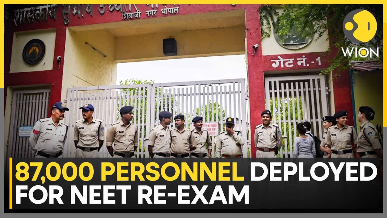 2.2 Million Aspirants Take NEET UG Re-Exam Amid Intense Security | WION News