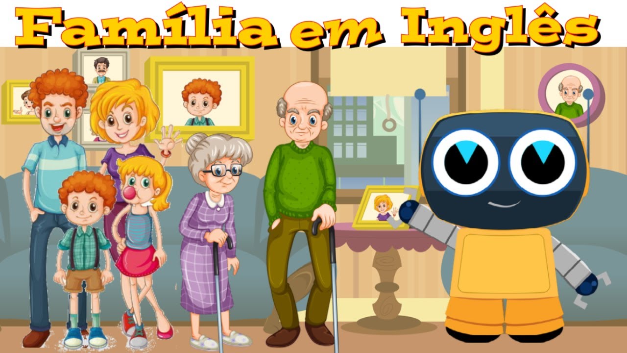Membros da FAMÍLIA em INGLÊS I Vocabulário + Atividade GRÁTIS