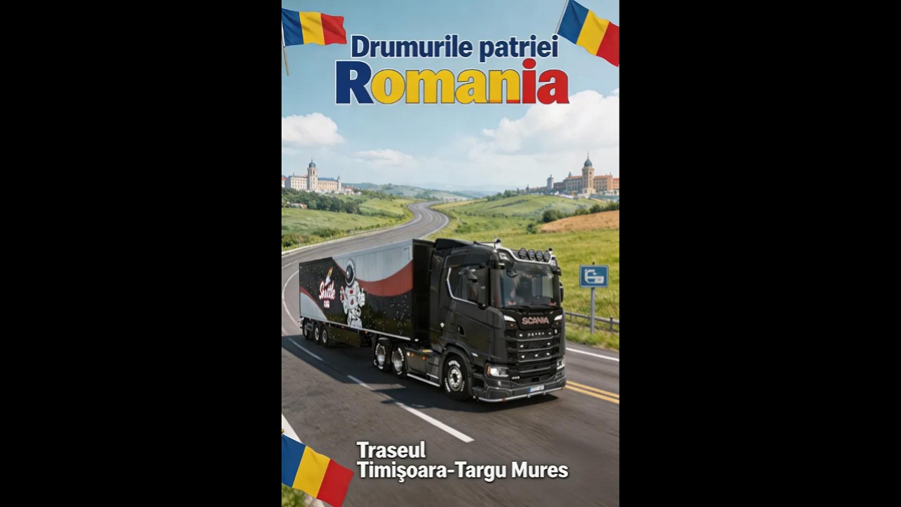 Romania rolplay ETS2 #”Timisoara-Targu Mures”Bonus cursa 🏁 Sacnia S vs Renault Magnum🏁