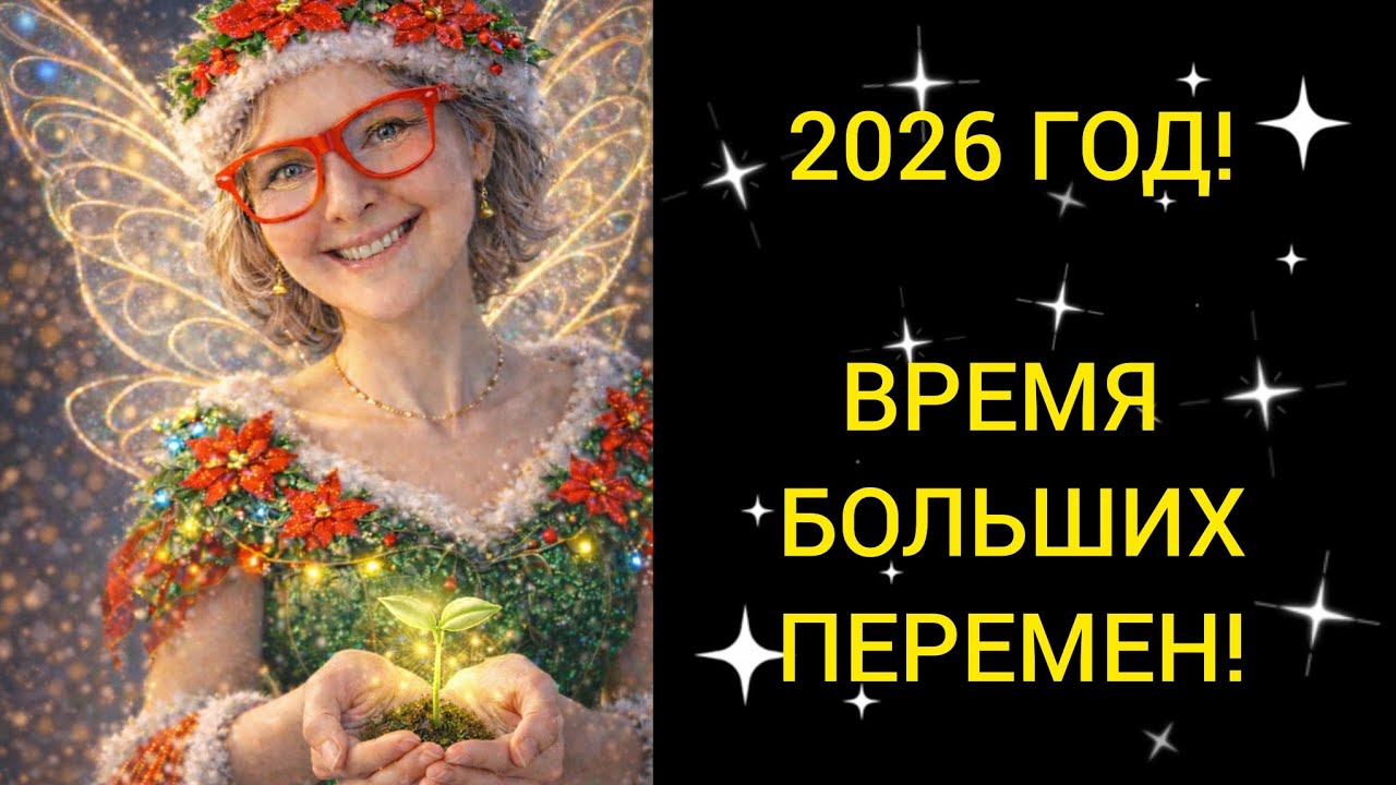 ПРОГНОЗ НА 2026 ГОД 🌟 Время больших перемен: ЖИЗНЬ ведёт тебя К ЛУЧШЕМУ! 🔥
