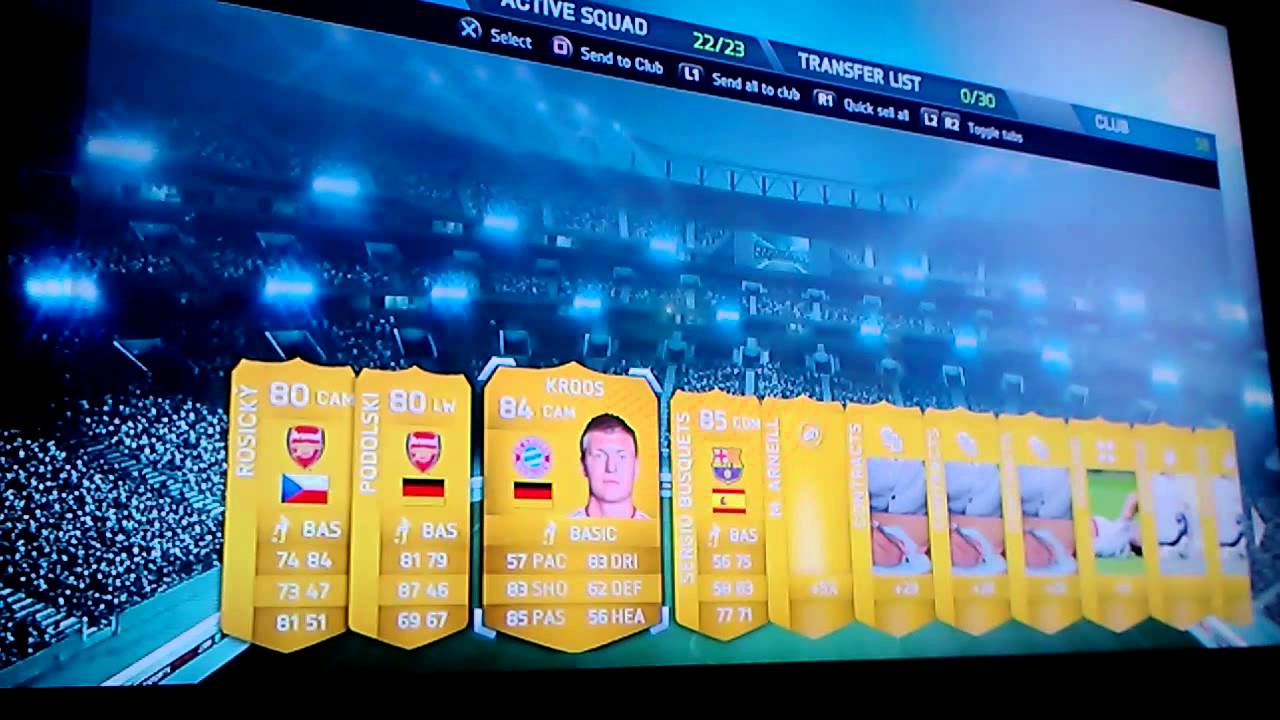 FIFA 14 5x25k Untradable Packs ft 2 IFs