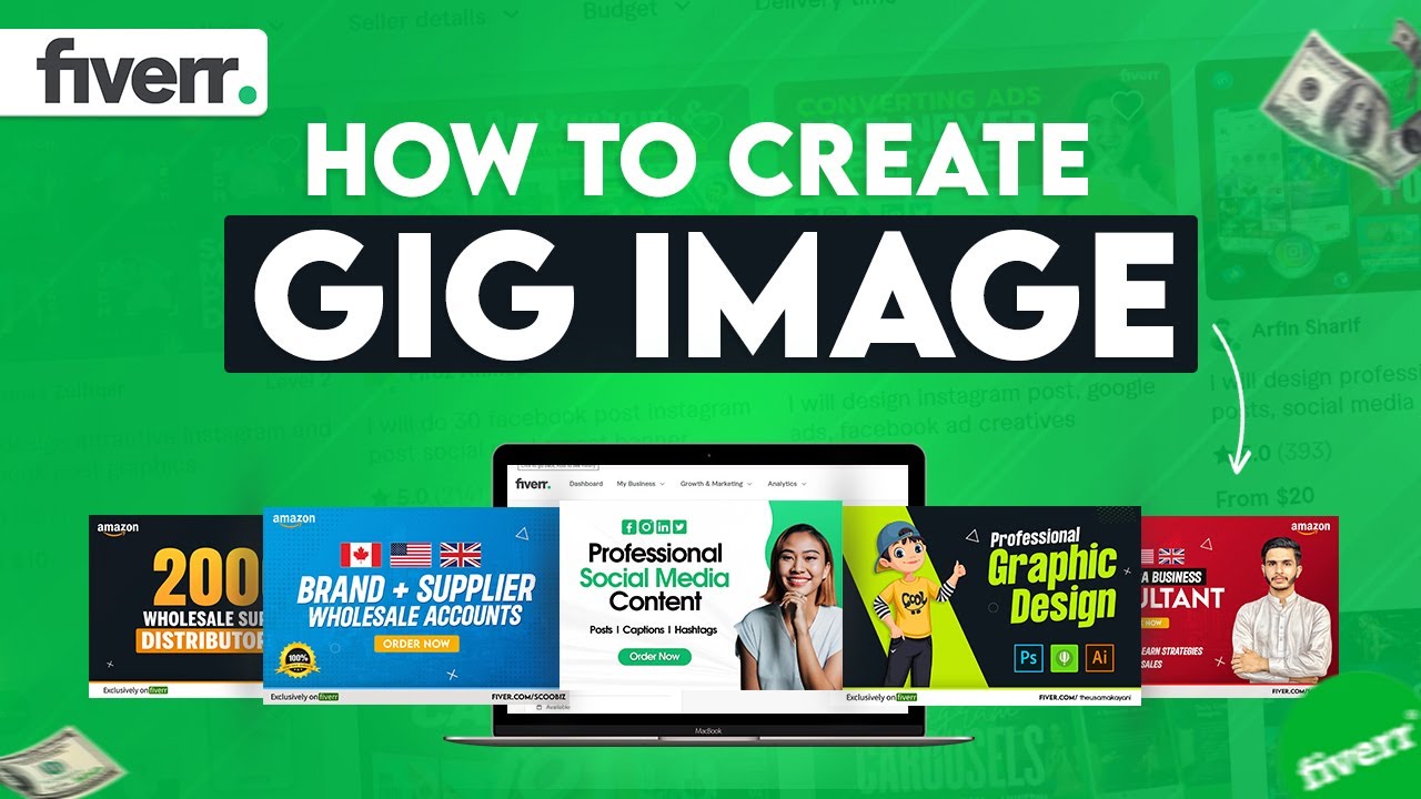 Design Professional Fiverr Gig Images | Get More Orders On Fiverrr | Fiverr Tutorial