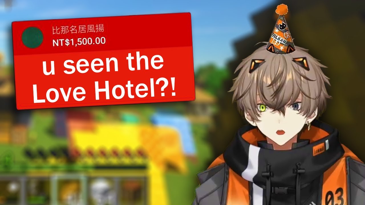 Alban went to Love Hotel on his Birthday