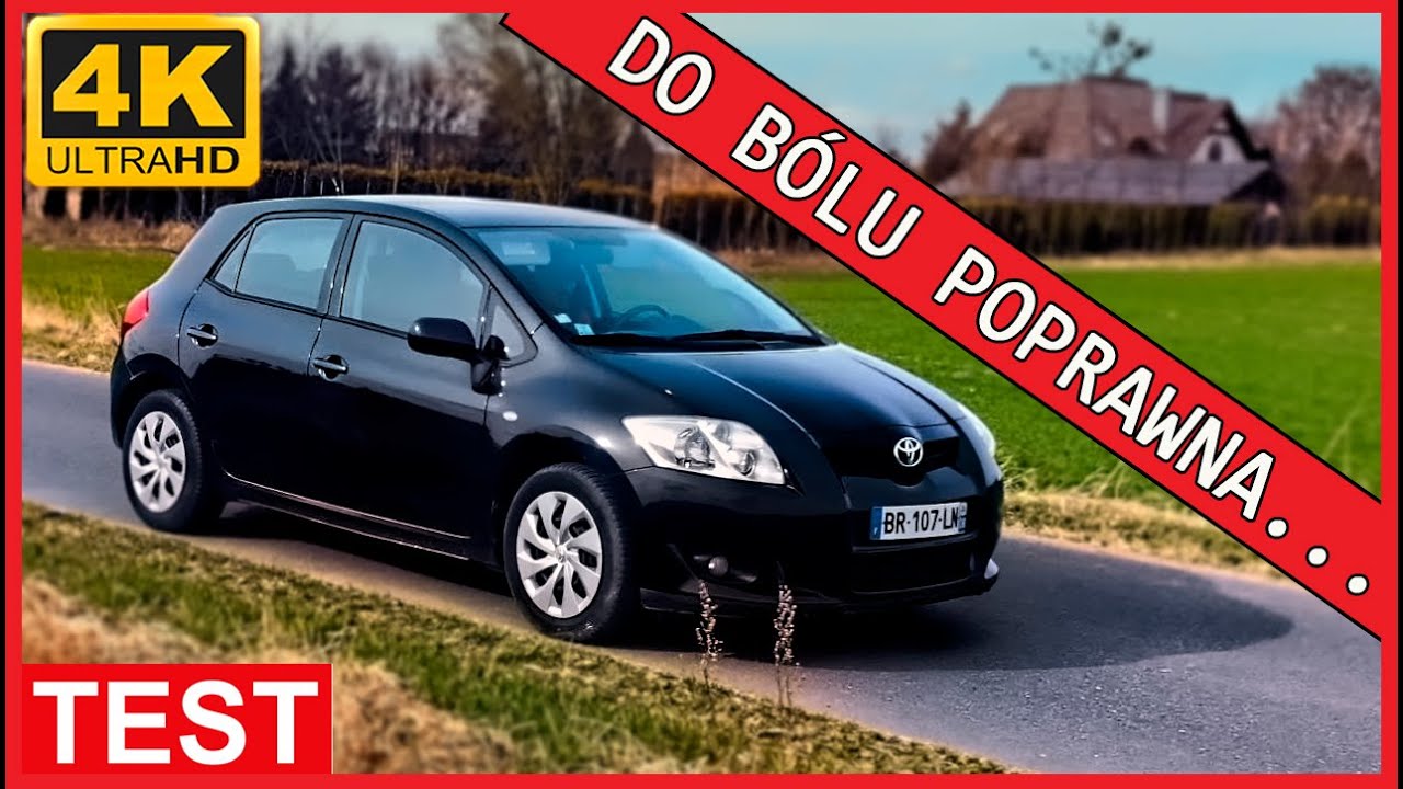 Toyota Auris 1.4 D4D 90KM 2008r TEST POV jazda pr&oacute;bna, test  Do B&oacute;lu Poprawna