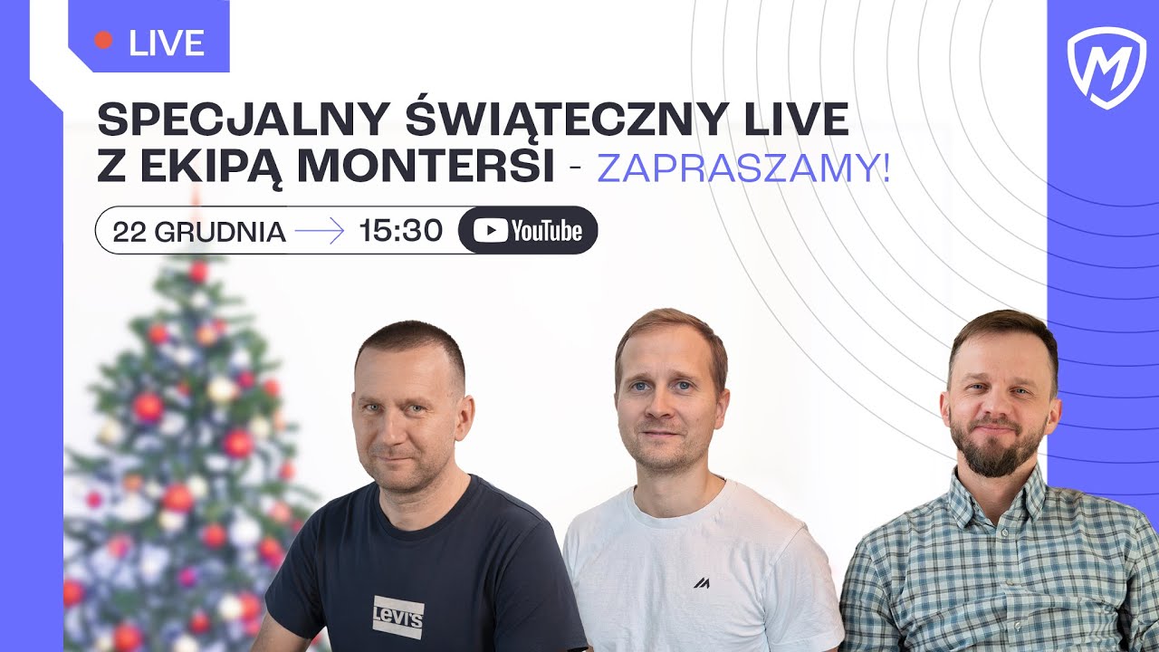 Świateczny LIVE  z ekipą Montersi