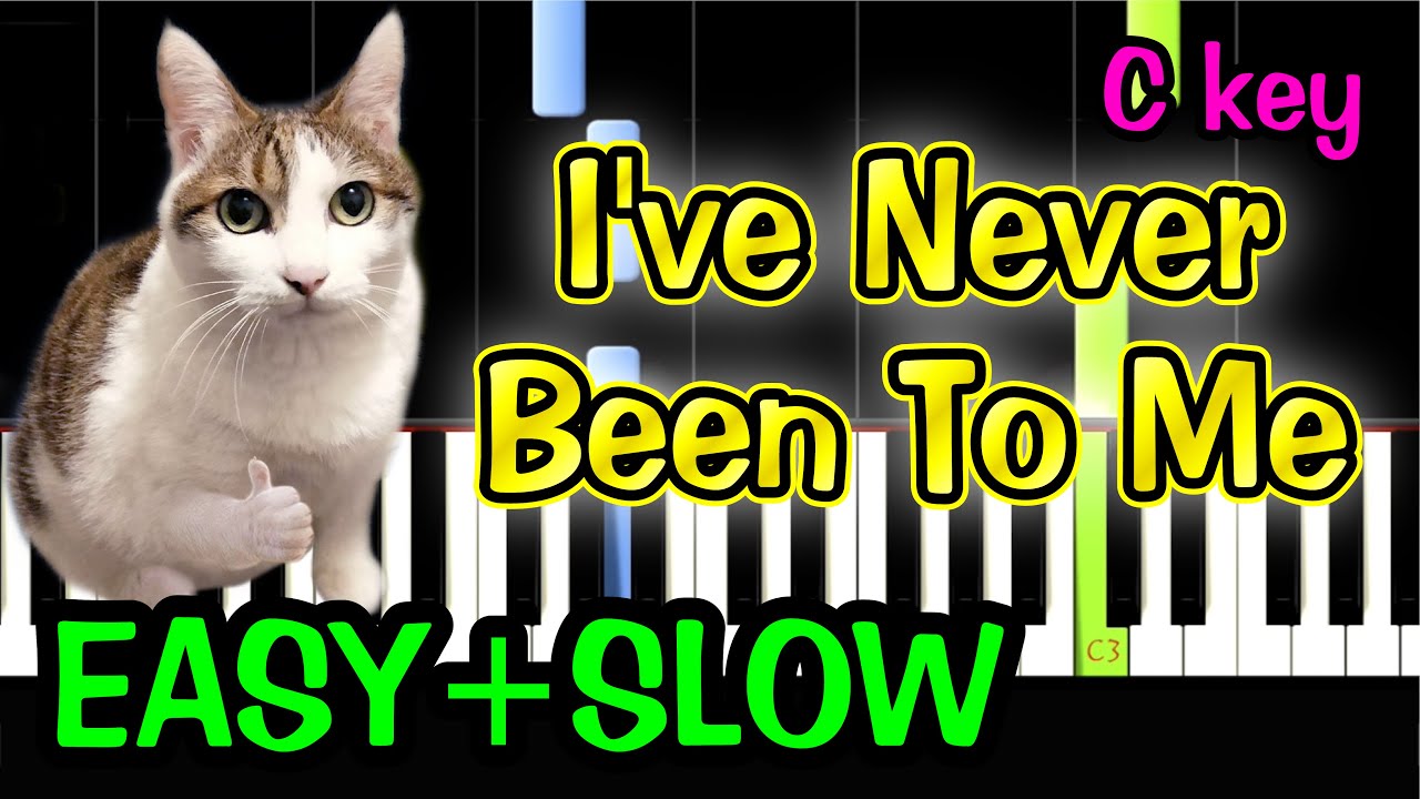 I've Never Been To Me - Charlene Duncan (C Key) - фортепиано учебник