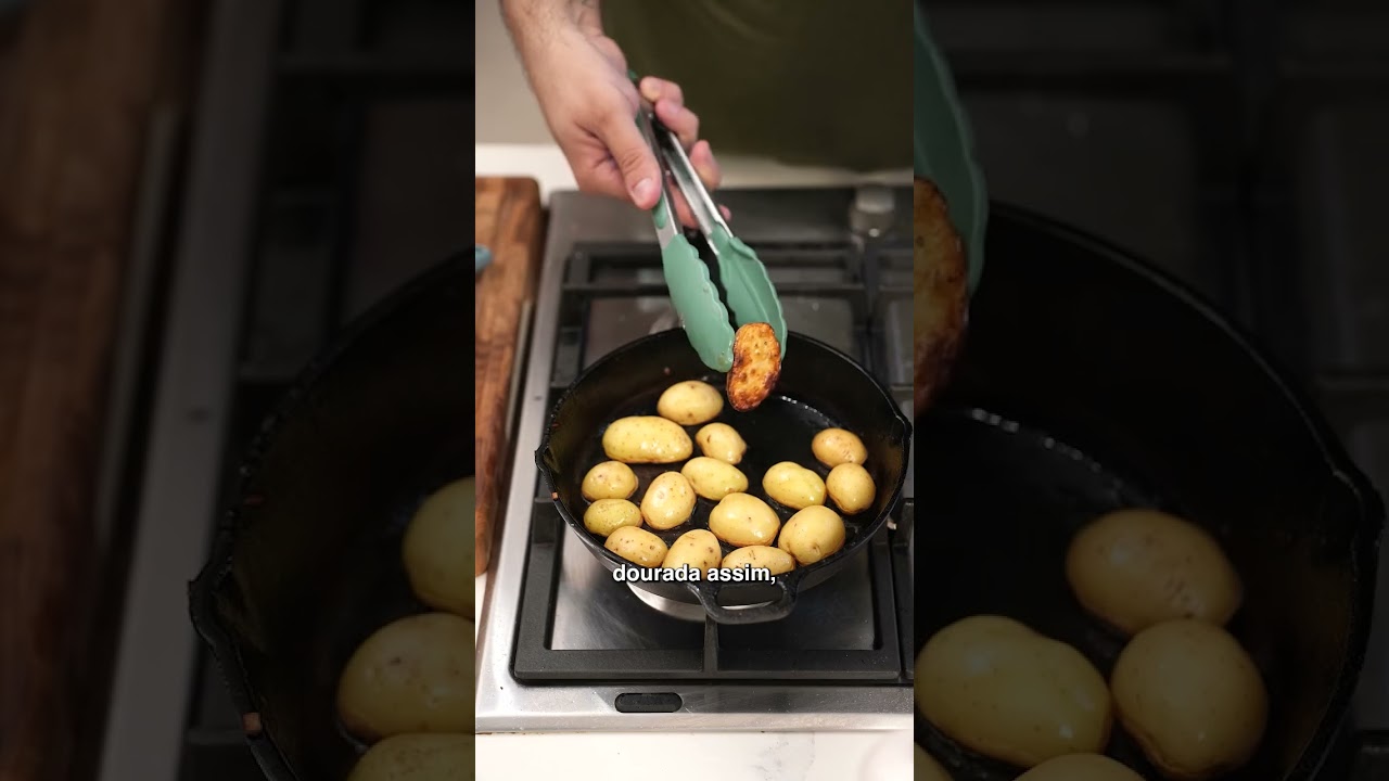 Batata Assada 100g de Bacon 1 cebola 300g de Batata bolinha . Quer aprender a impressionar seus