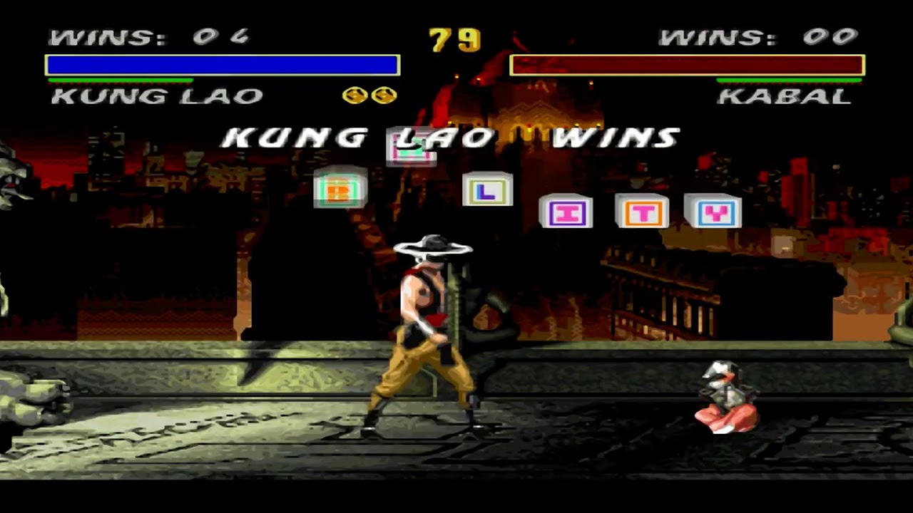Mortal Kombat Legacy Collection Mortal Kombat 3 SNES Version Kung Lao Babality