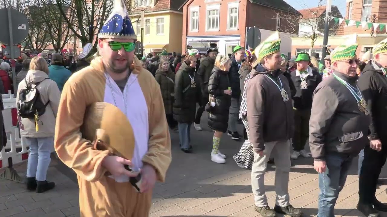 Einmarsch Schlüsselübergabe Karneval Emsdetten 2025