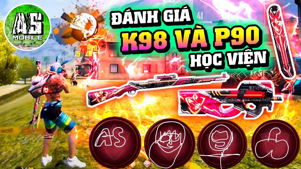 [Free Fire] AS Test Skin K98 и P90 Academy !!! | AS Mobile