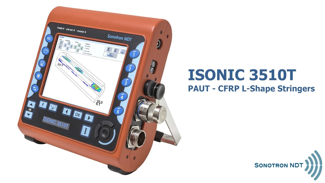 ISONIC 3510T / PAUT - CFRP L-Shape Stringers