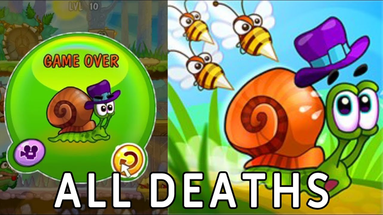 Snail Bob 5: Love Story - ALL DEATHS