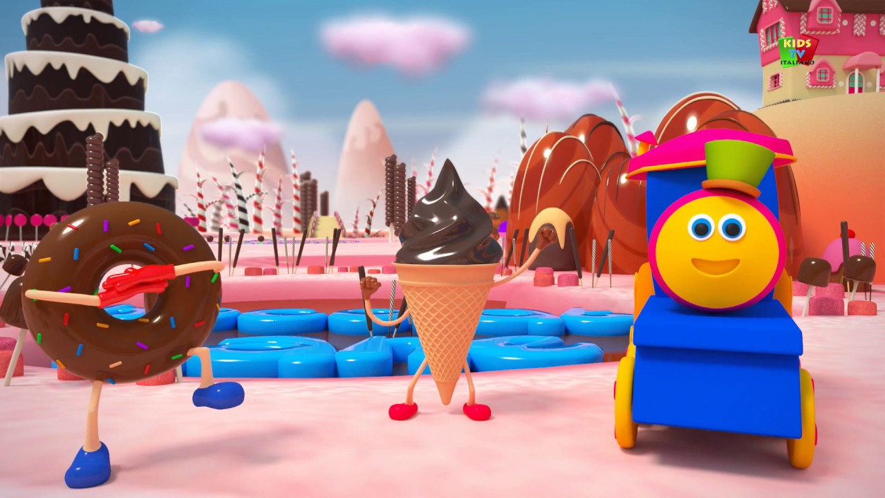 bob il treno | corsia cioccolato | bambini canzoni | Bob The Train | Chocolate Lane | Baby Song