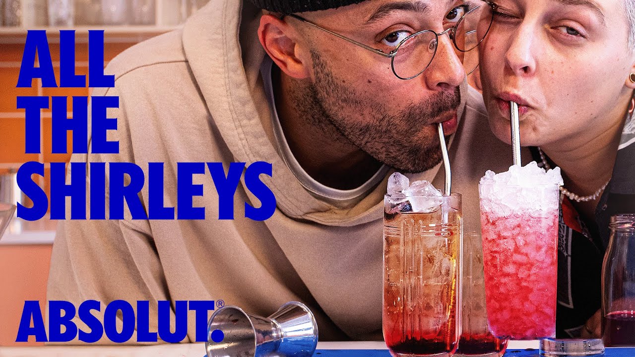 Shirley Temple & Dirty Shirley! | Absolut Drinks With Rico & AJ