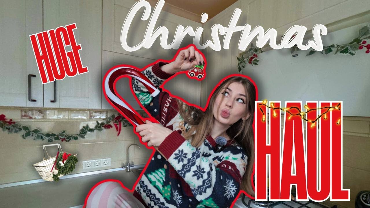 ⭐ Huge Christmas Home Decor Haul 🎄 Большая распаковка новогоднего декора для дома