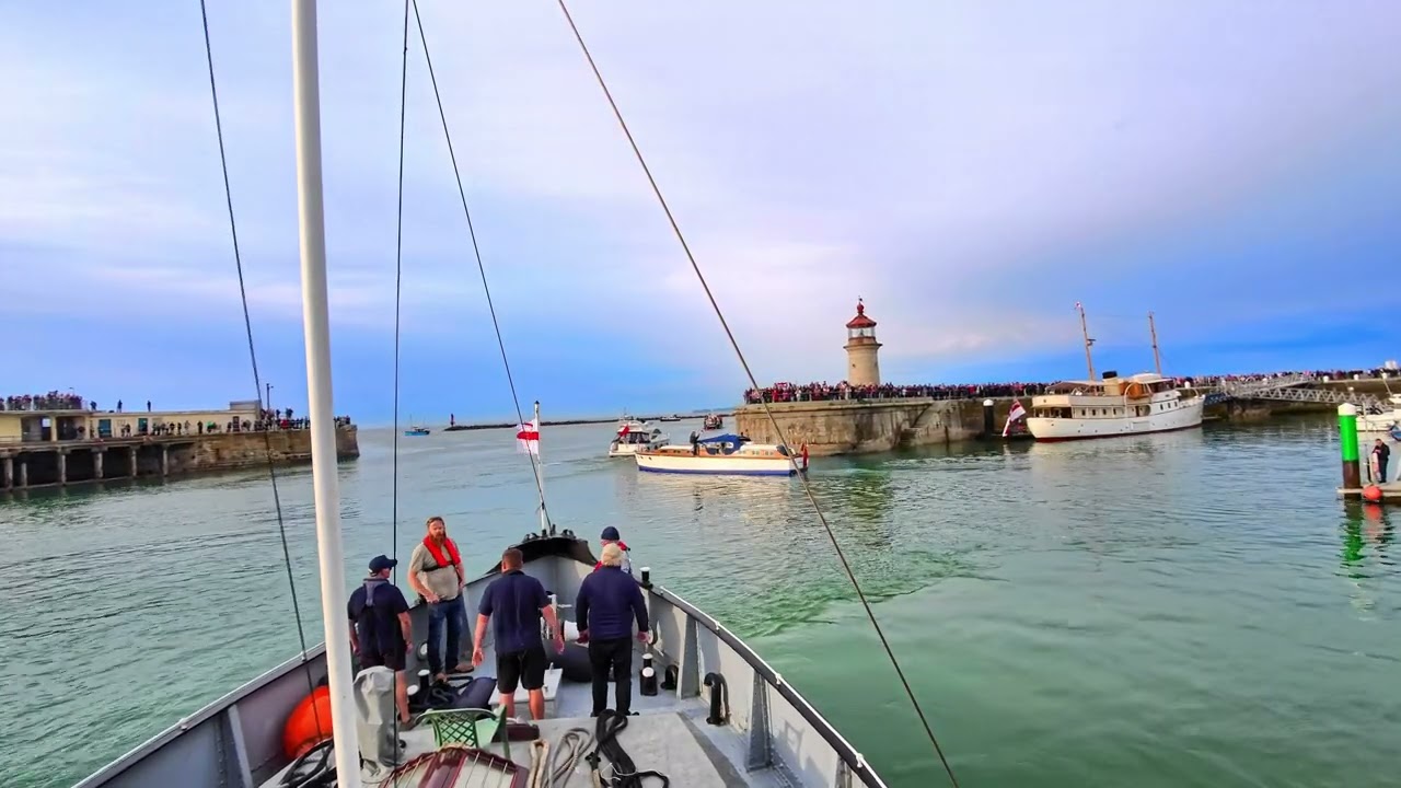 Ramsgate to Dunkirk. 85 years after ww2. Onboard Watchful Part 1