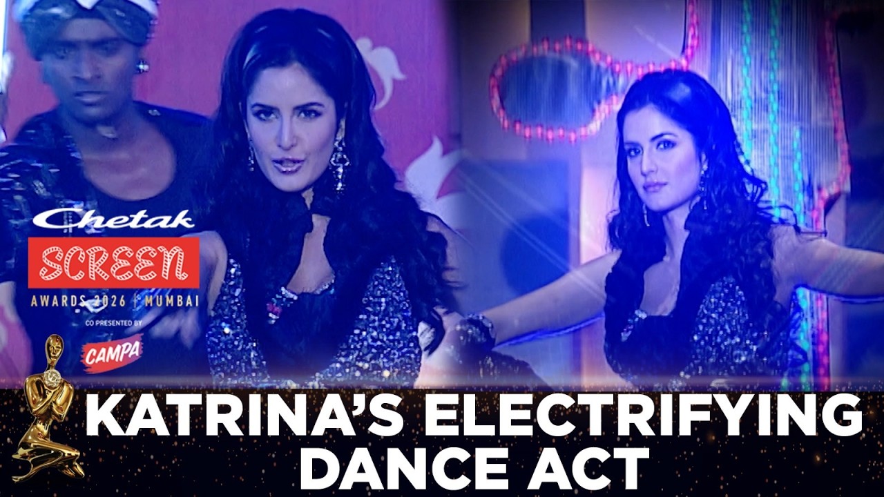 Katrina Kaif के Dance Moves ने Stage Par मचाई धूम, Fans हुए Crazy | Screen | #ChetakScreenAwards