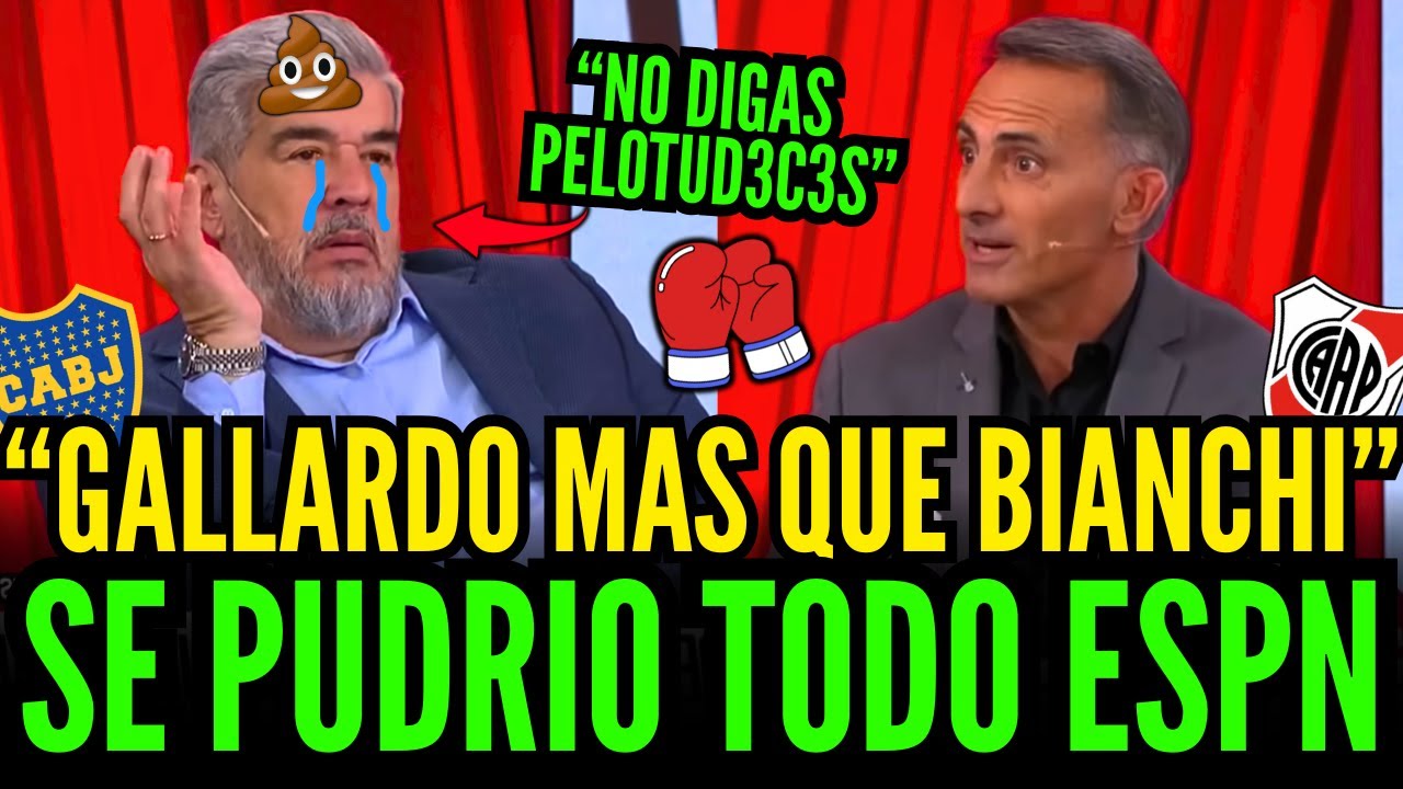 ¡SE PUDRIO TODO EN ESPN! ¡MARADONA NO ES MAS QUE ALONSO Y GALLARDO ES MAS QUE BIANCHI!