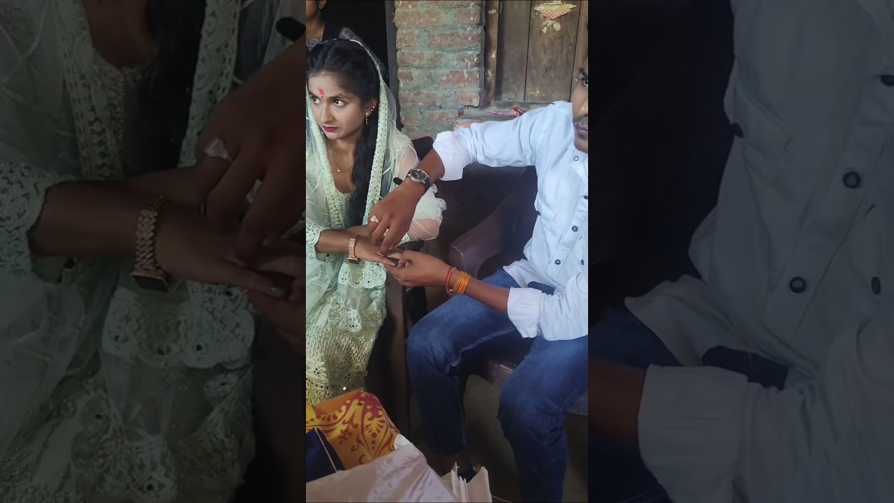 beautiful engagement ceremony #engagement #shortvideos