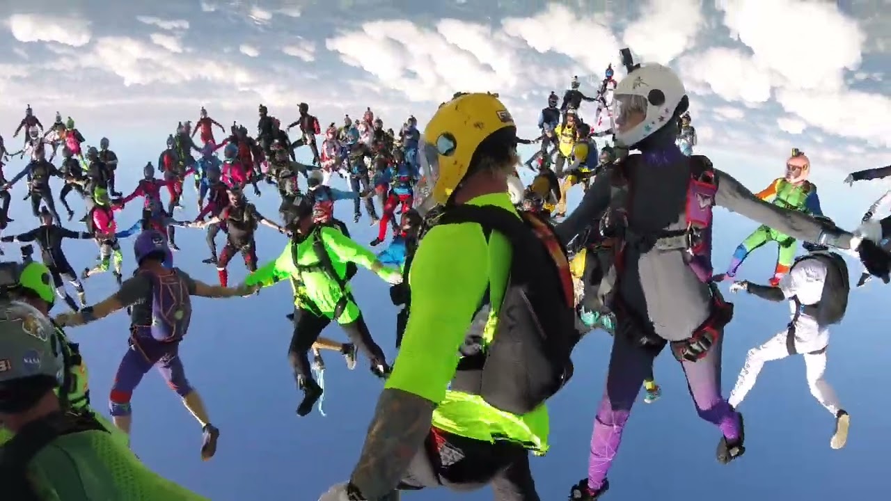 Big Way Skydiving 170 Way Vertical World Record Attempts