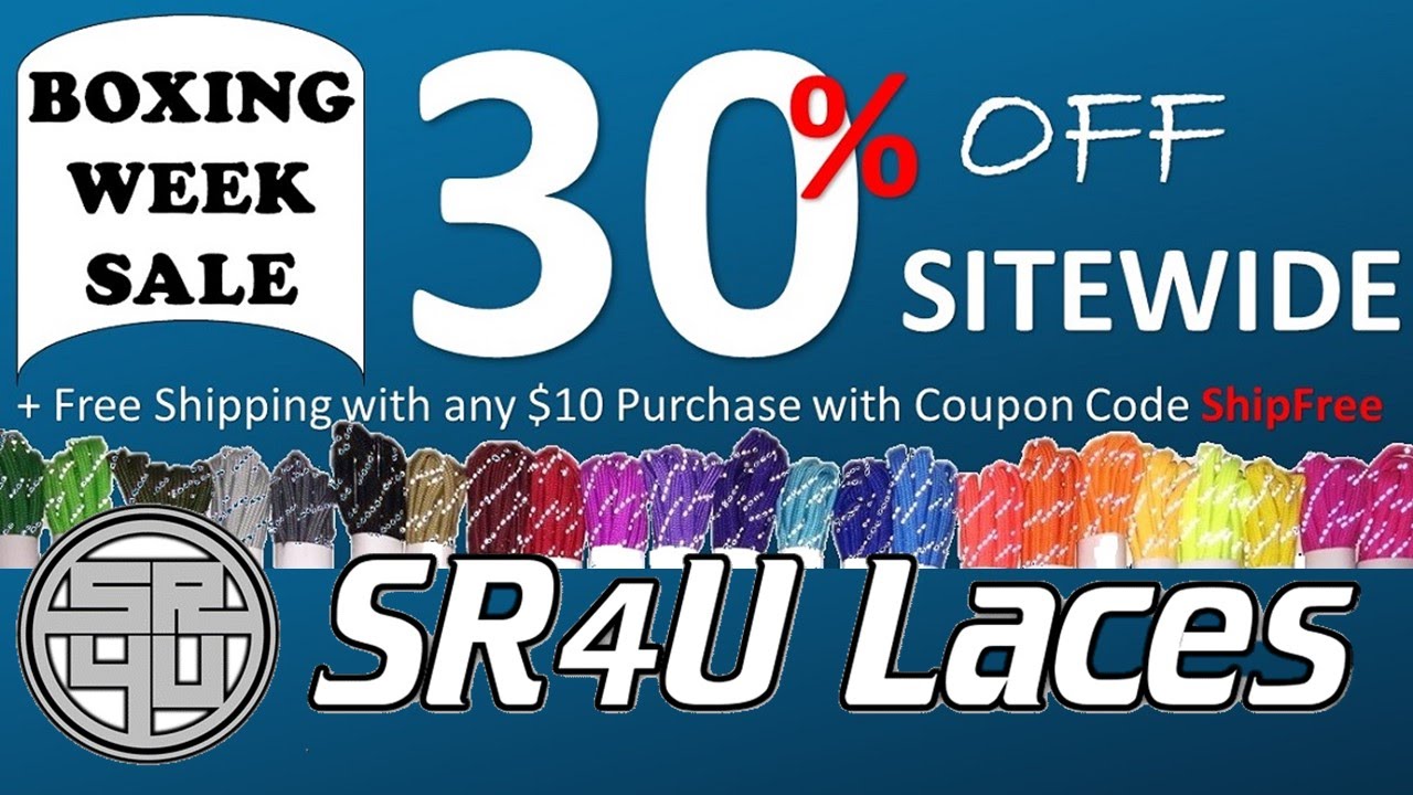 SR4U Laces Boxing Day Sale 2015