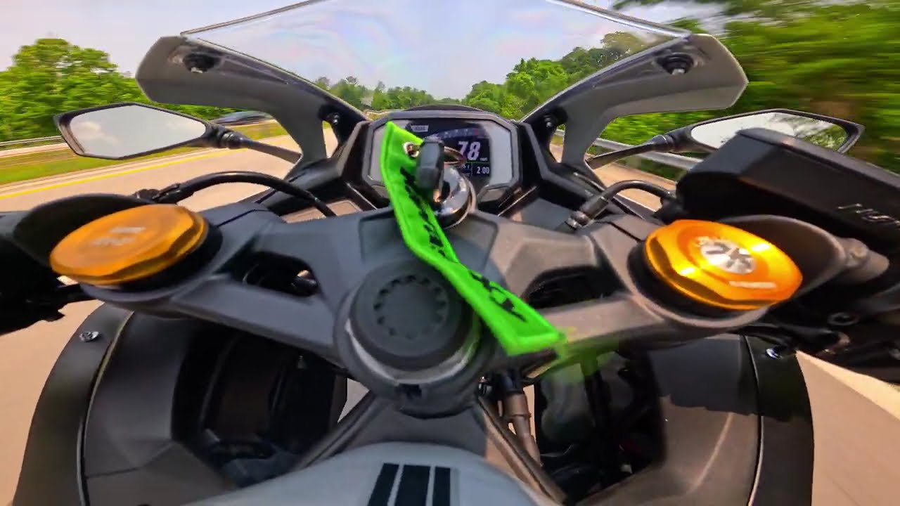 2025 ZX4-RR ride home from the dealership - new rider POV