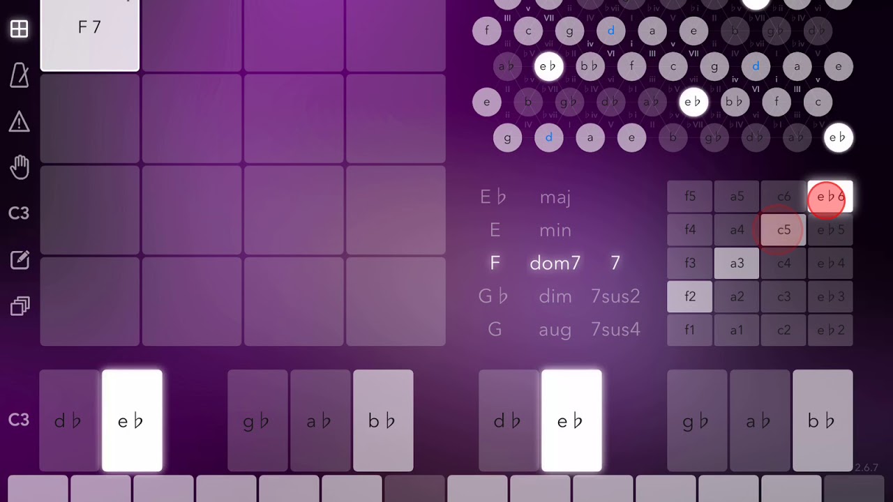 How to change chord voicing in Navichord
