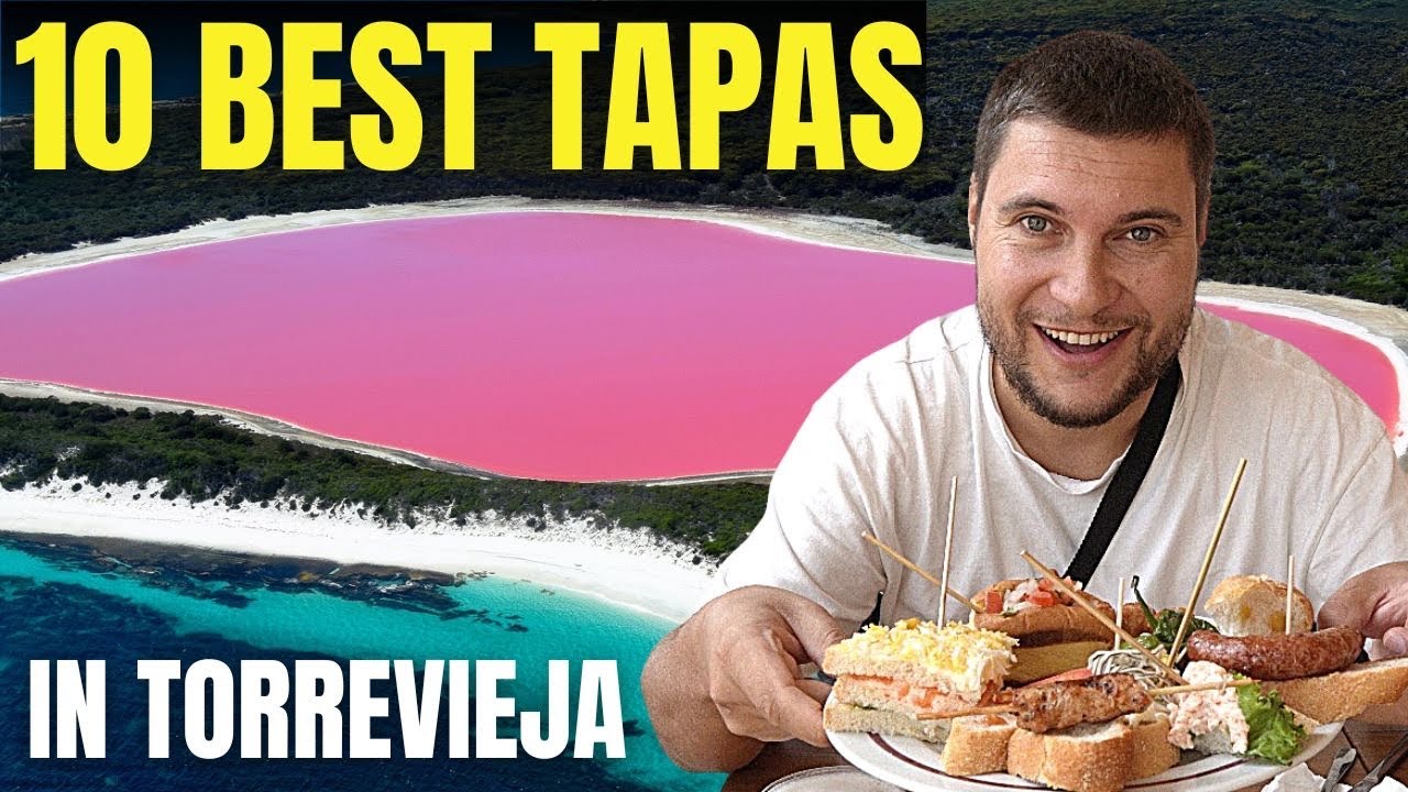 Torrevieja 10 Best Tapas and Pink Lake Aerial Drone Flight