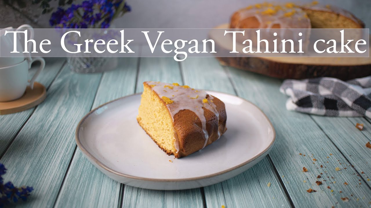 The Greek Vegan Tahini cake | No eggs, butter, milk! | Super Easy cake recipe