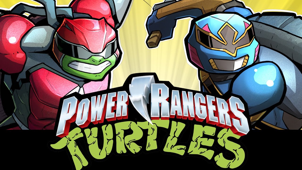 Drawing NINJA TURTLES as POWER RANGERS! (TMNT Ranger Mashups Speedpaint)
