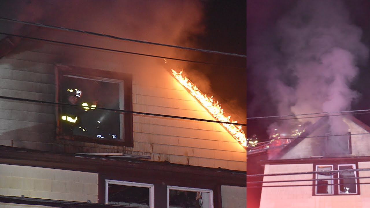EVERETT: 2nd Alarm House Fire Extends from the Second Floor to Attic (Box 15)