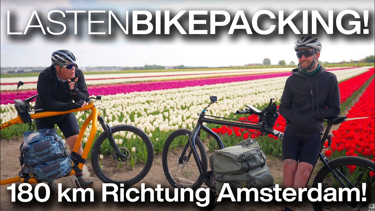 180 km Lastenrad Bikepacking - Overnighter Radreisen mit GinkGo ultraleicht Cargobike! #dmvlog