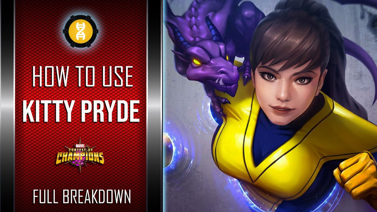 How To Use KITTY PRYDE Easily | Good Damage | Full Breakdown | Marvel Contest Of Champions