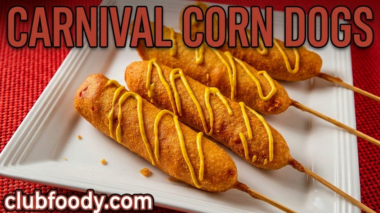 Carnival Corn Dog Recipe • Family Fun Food! - Episode #146