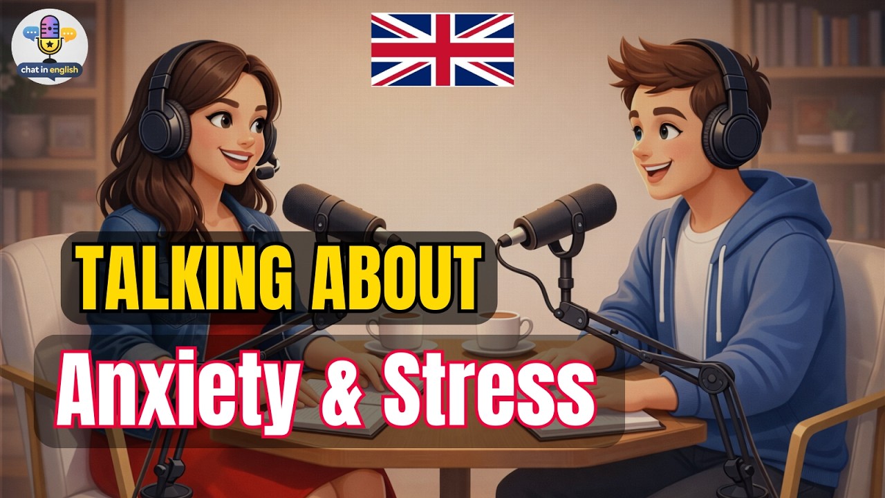 Talk About Stress & Anxiety in English Like a Native | Conversation Practice