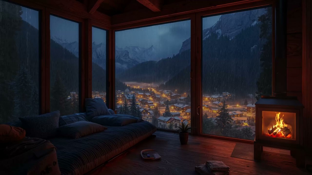 Soothing Rainy Day Vibes With Rain 🌧️ Easy to Deep Sleep, Relaxation