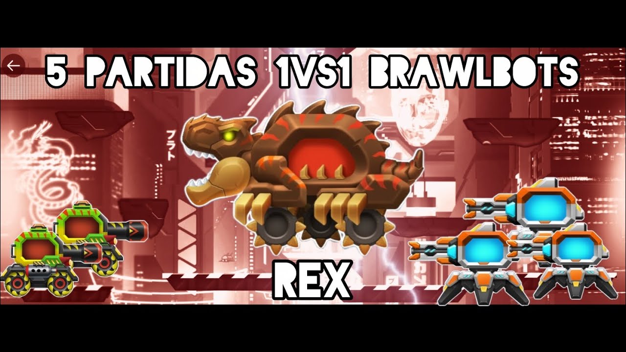 5 Partidas 1vs1 Brawlbots: Rex