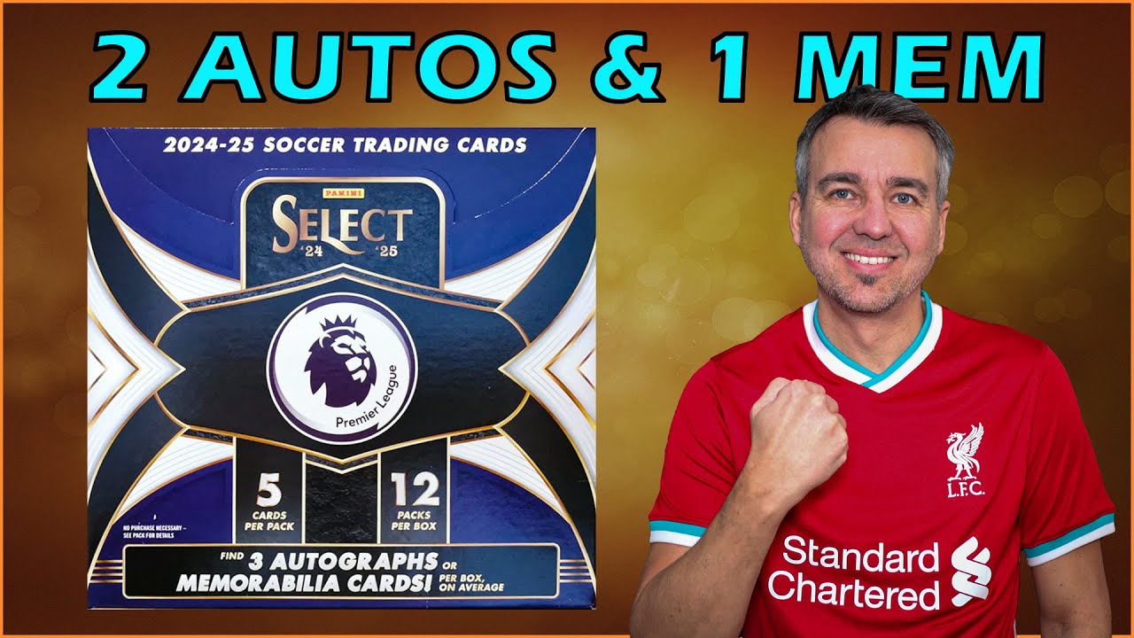 GREAT AUTOGRAPHS! Opening a 24-25 SELECT Premier League Hobby Box.