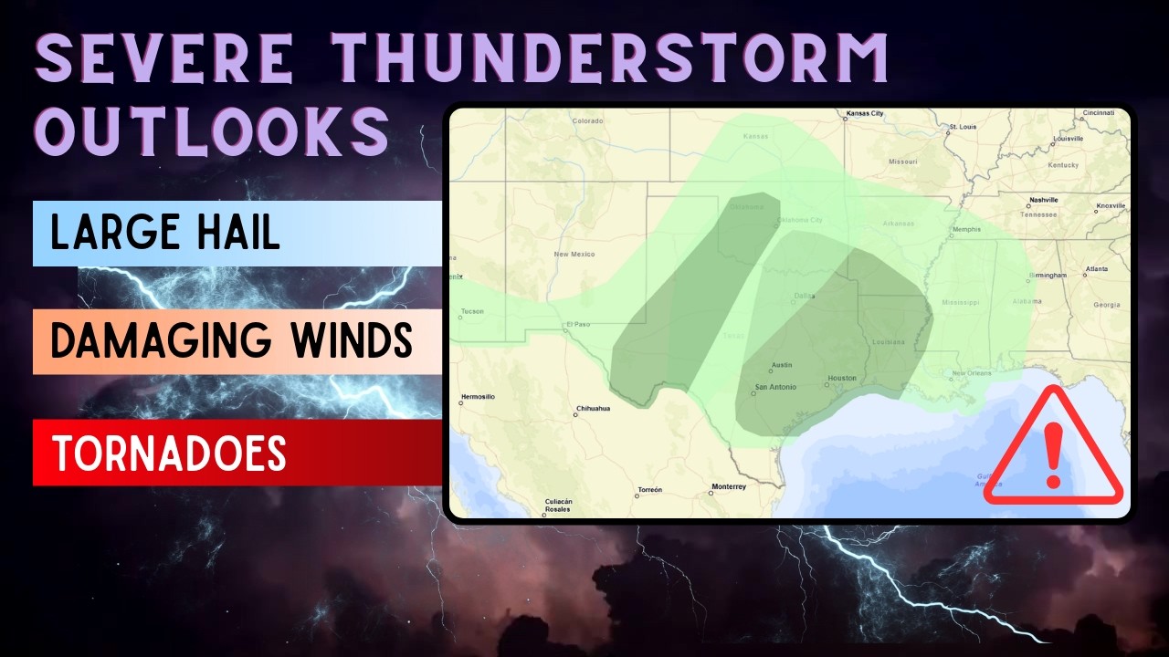 🌩Severe Storms in the Deep South this weekend.🌩 Additional chances with a strong jet next week.