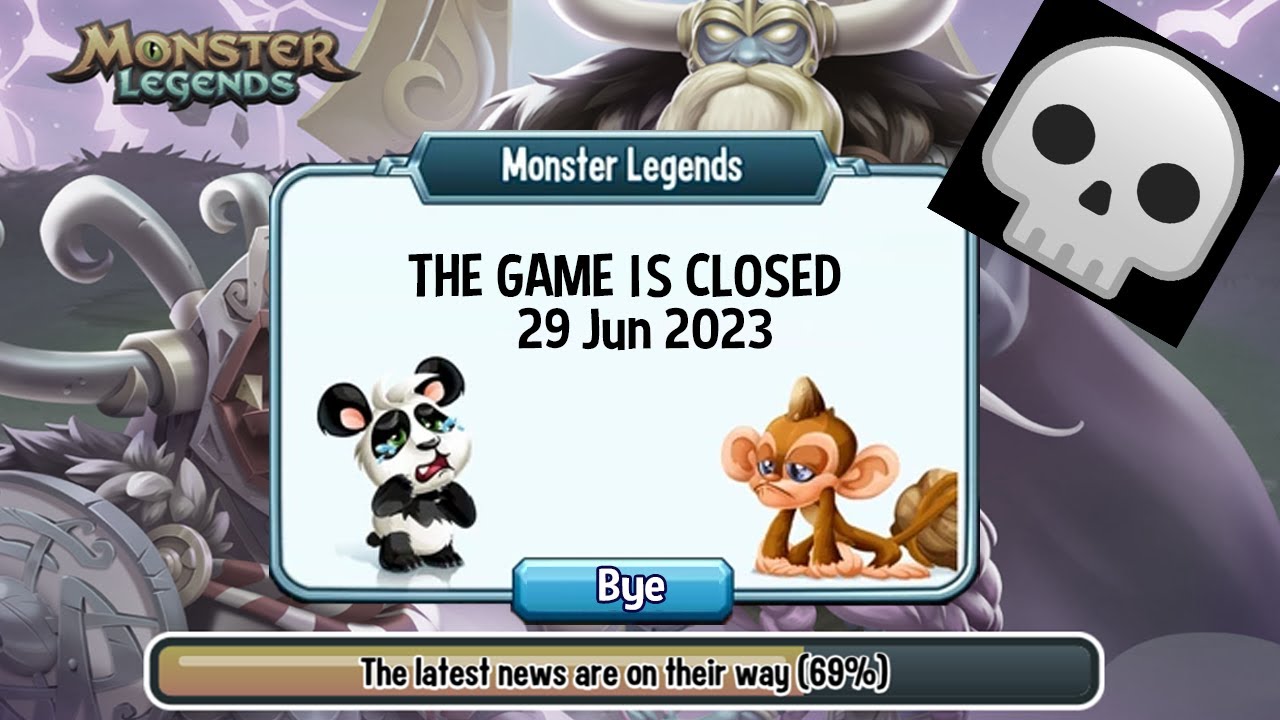 MONSTER LEGENDS WILL CLOSE FOREVER