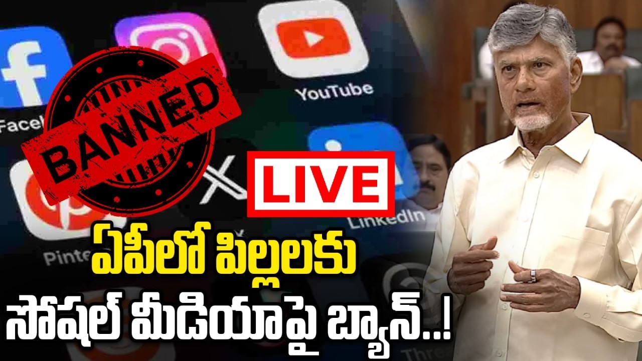 CM Chandrababu: 13 ఏళ్లలోపు పిల్లలు సోషల్ మీడియా వాడకూడదు.. చంద్రబాబు..! | Oneindia Telugu