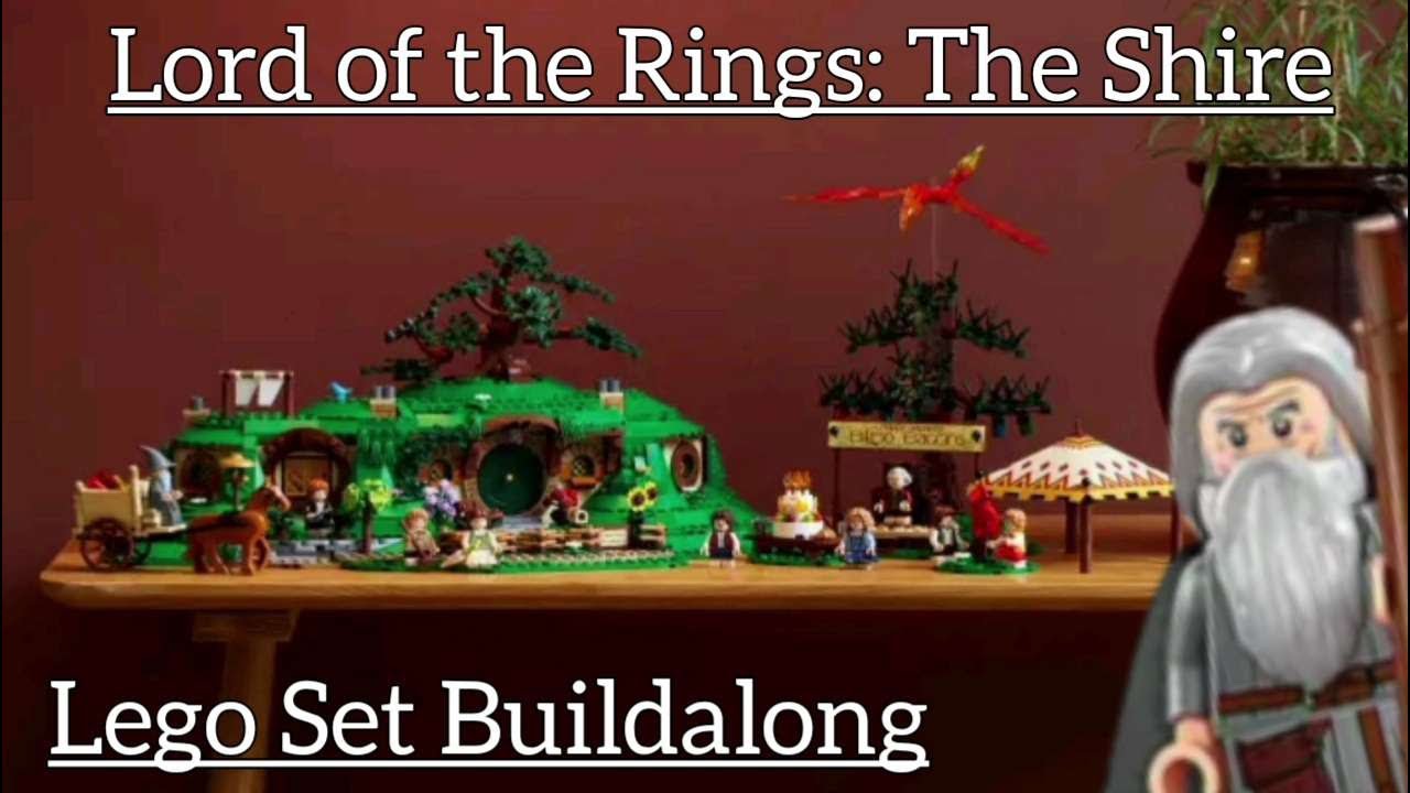 Lord of the rings the shire Lego set Buildalong