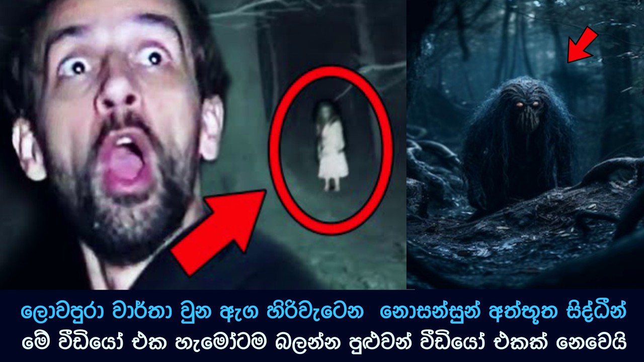 කැමරාවට හසුවූ අත්භූත සිද්ධීන්  Episode 104  , Paranormal Activity ,kazzai ,holman / ghosts explained