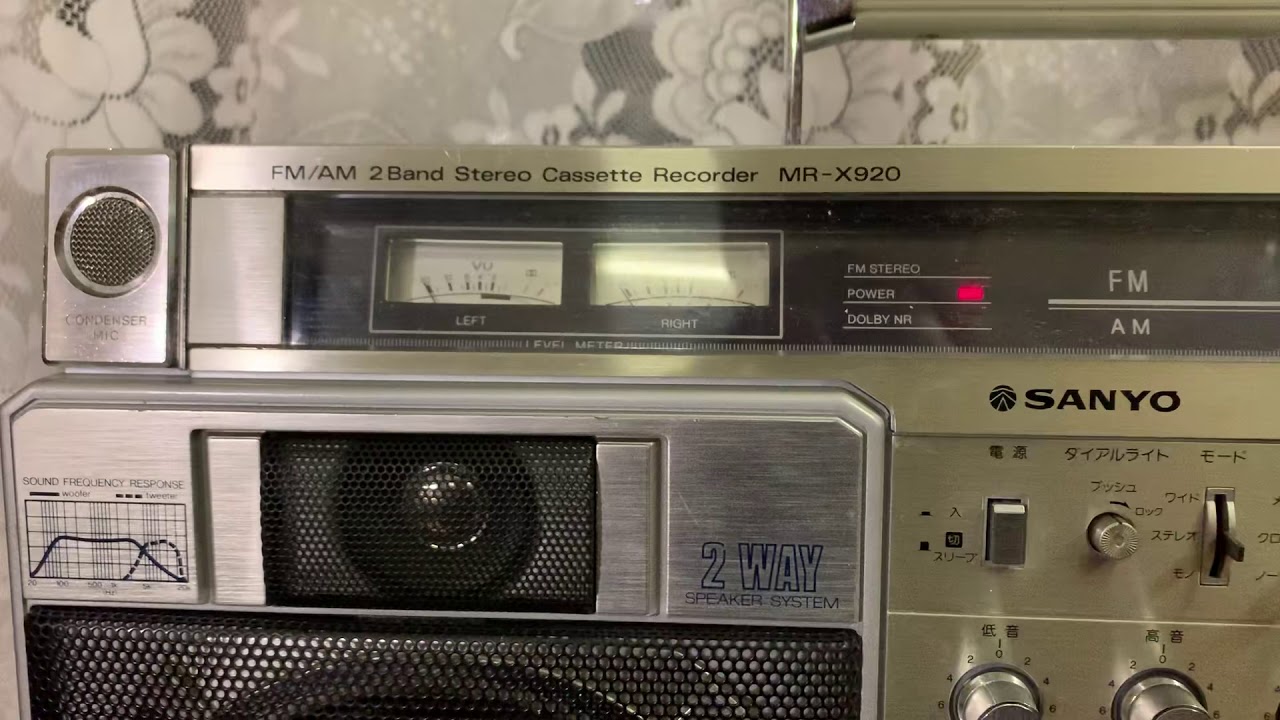 Sanyo MR-X920 проверка после ремонта и сборки