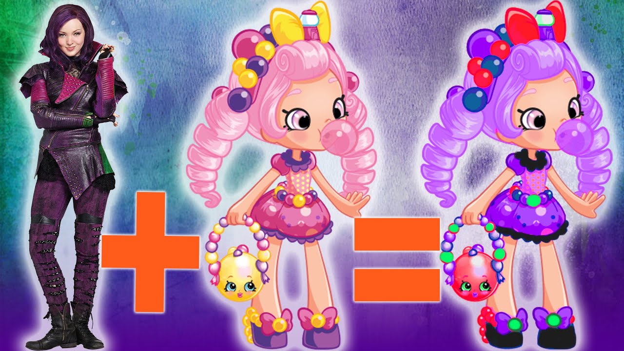 Mashup: Shopkins + Disney Descendants | Character Mashup!