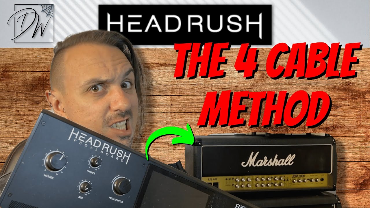 Метод подключения HeadRush 4 Cable — подключите свой любимый усилитель